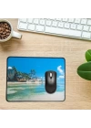 BFS   25x32 cm Küçük Boy Mouse Pad Manzara Ada