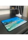 BFS   25x32 cm Küçük Boy Mouse Pad Manzara Ada