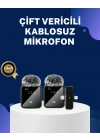 BFS 2in1 Kablosuz Yaka Mikrofonu iOS ve Android Uyumlu