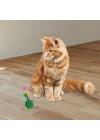 BFS  2li Rattan Renkli Peluş Tüy Kedi Köpek Oyuncak Yakalama Çiğneme Çıngıraklı Top Oyuncağı