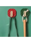 BFS  2li Yapışkanlı Retro Askılık Dolap Kapak Kulpu Yeşil
