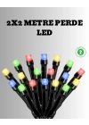 BFS 2x2 Metre Pil ile Çalışan Perde LED Işık – 8 Modlu Dekoratif