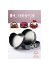 BFS  3 Boy Kelepçeli Kek Kalıbı 24-26-28 Cm Çoklu Kek Kalıbı Teflon