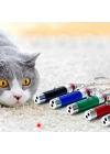 BFS   3 Fonksiyonlu Kırmızı Beyaz Işıklı Led Lazer Kedi Köpek Oyuncak Anahtarlık