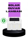 BFS 3 in 1 Solar Duvar Lambası – IP65 Su Geçirmez, Hareket Sensörlü