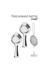BFS 3 lü Set Metal Çay Süzgeci Cabrera Design
