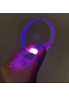BFS 3 Modlu Pilli Led Işıklı Esnek Parti Bilekliği Mor