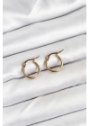 BFS 316L Çelik Gold Renk 12 mm Halka Kadın Küpe
