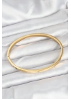 BFS 316L Çelik Gold Renk 65 mm İnce Kadın Kelepçe Bileklik