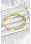 BFS 316L Çelik Gold Renk 65 mm Kadın Kelepçe Bileklik