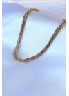 BFS 316L Çelik Gold Renk Kral Zincir Model Erkek Kolye