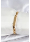 BFS 316L Çelik Gold Renk Yazı Yazmaya Uygun Kadın Bileklik