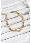 BFS 316L Çelik Gold Renk Zincir Erkek Bileklik