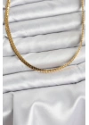 BFS 316L Çelik Gold Renk Zincir Kadın Kolye