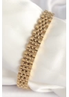 BFS 316L Çelik Gold Renk Zincir Model Erkek Bileklik