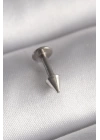 BFS 316L Çelik Gümüş Renk Çivi Model Piercing