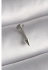 BFS 316L Çelik Gümüş Renk Çivi Model Piercing