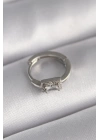 BFS 316L Çelik Gümüş Renk Kare Zirkon Taşlı Tragus Piercing