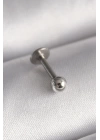 BFS 316L Çelik Gümüş Renk Topçuk Piercing