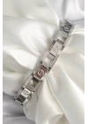 BFS 316L Çelik Gümüş Renk Unisex Bileklik