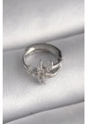 BFS 316L Çelik Gümüş Renk Zirkon Taşlı Deniz Yıldızı Model Tragus Piercing