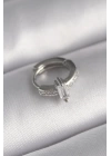 BFS 316L Çelik Gümüş Renk Zirkon Taşlı Tragus Piercing