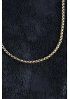 BFS 316L Çelik Örme Zincir Model Gold Renk Erkek Kolye
