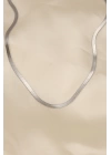 BFS 316L Çelik Silver Renk 45 cm İtalyan Zincir Model Kadın Kolye