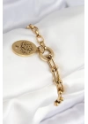 BFS 316L Çelik Tifany Ağaç Model Gold Renk Kadın Bileklik