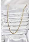BFS 316L Çelik Zincir Gold Renk 60 cm Yılan Zincir Kadın Kolye