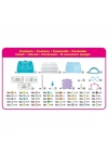 BFS  31914 AquaBeads Çantalı Delüks Set 1400 parça +4 yaş