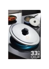 BFS  33 cm Kızartma Tavası Kapağı Çelik Żelazny Design