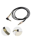 BFS   3.5mm AUX Kablosu Jak Erkek Erkek L Tipi 1 Metre Ses Aktarım Kablosu