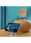 BFS  360 Derece Dönebilen Yükseltilmiş Masaüstü Ayarlanabilir  Metal Tablet Standı