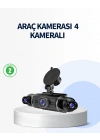 BFS 4 Kameralı Araç İçi Kamera 1080P GPS Takip WiFi Gece Görüşlü