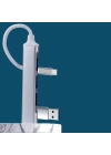 BFS  4 Portlu Bağlantı İstasyonu Ultra İnce USB Bölücü TYPE-C tipi Çoklu Arayüz Adaptörü Multi Usb Çoklayıcı