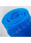 BFS  40*50 cm Silikon Ölçekli Kullanımı Kolay Hamur Açma Matı Ekmek Mantı Makarna Hamuru Yoğurma