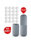 BFS  40 Adet Tablet Güve Topu Naftalin Kutulu Set