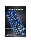 BFS 40 Parça Profesyonel Metrik Ters Kılavuz ve Pafta Seti   - Hassas Diş Açma ve Onarım Takımı