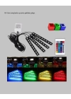 BFS 48 LED Araç İçi RGB Şerit Aydınlatma Müzik Senkron USB Kumandalı Set