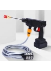 BFS 48v Şarjlı Çift Bataryalı Taşınabilir Basınçlı Oto Yıkama Bahçe Sulama Sı