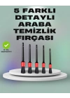 BFS 5li Araç Temizlik Fırça Seti-Detaylı Temizlik İçin Çok Amaçlı Fırçalar