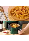 BFS 50 Adet Air Fryer Pişirme Kağıdı Tek Kullanımlık Hava Fritöz Yağ Geçirmez Yapışmaz Tabak Model