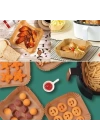 BFS 50 Adet Air Fryer Pişirme Kağıdı Tek Kullanımlık Hava Fritöz Yağ Geçirmez Yapışmaz Kare Tabak Model