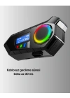BFS 500mAh Bataryalı Bluetooth 5.4  İnterkom LED Ekranlı FM Destekli