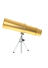 BFS 50x50 Panda Metal Gövde Tek Gözle Büyük Mercek Korsan Dürbün Gold
