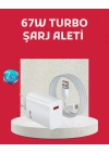 BFS 67 Watt Turbo Şarj Cihazı Motorola G30 G50 G60 G82 Uyumlu