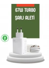 BFS 67 Watt Turbo Şarj Cihazı Xiaomi Redmi Note 10 11 12 Uyumlu