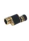BFS 6x24  Baıgısh, Askeri Tarzi Pirinç Ve Deri Kaplamalı, Deri Çantalı Monocular Dürbün Sarı