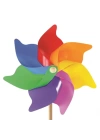 BFS   7 Kanat 35 cm Gök Kuşağı Rüzgar Gülü